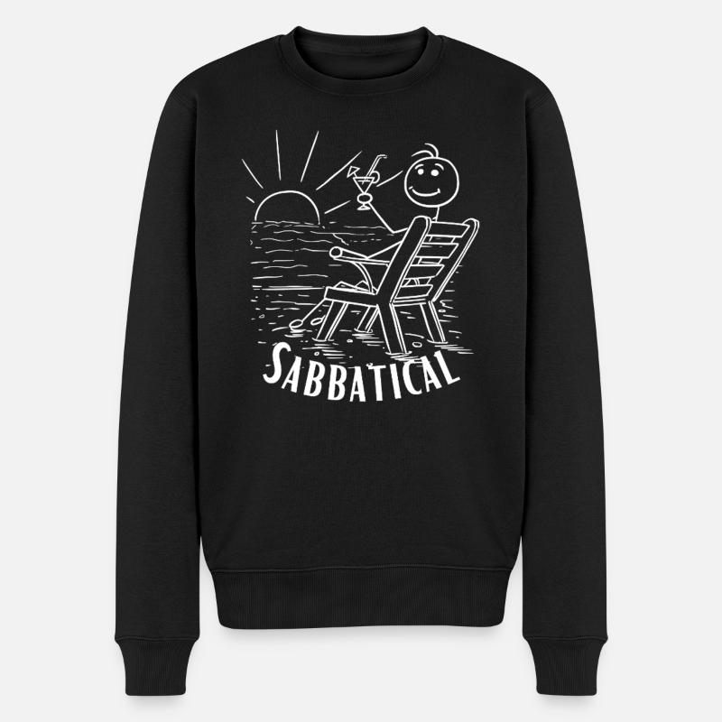 Sabbatique - Pull Premium bio Homme - noir