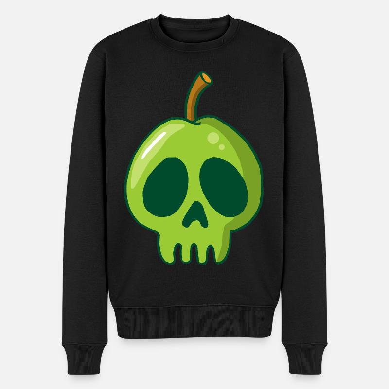 Crâne de pomme - Pull Premium bio Homme - noir