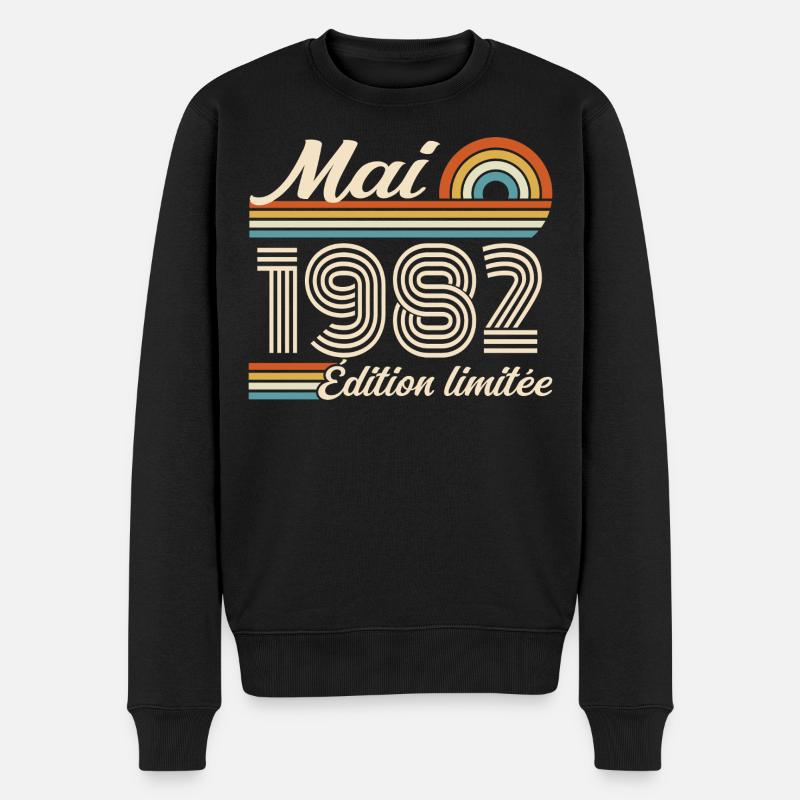 Mai 1982 - Pull Premium bio Homme - noir