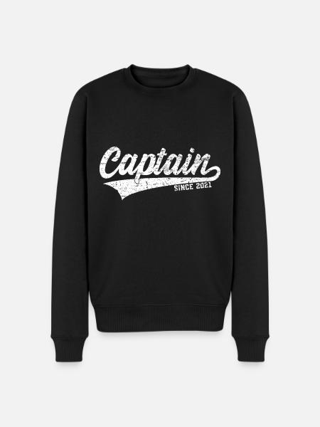 CAPTAIN SINCE 2021 - Pull Premium bio Homme - noir