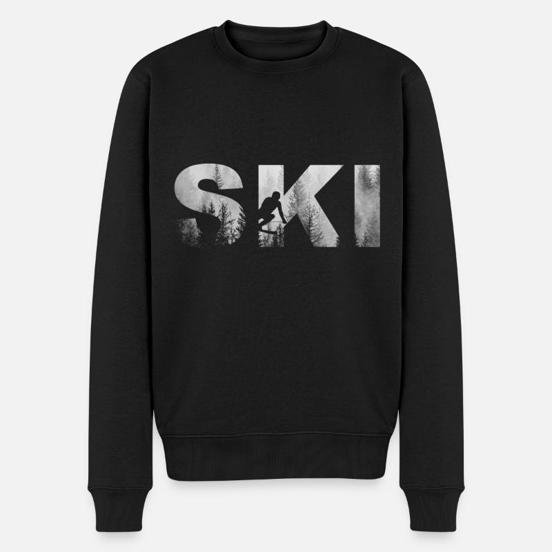 Ski - (2) - Pull Premium bio Homme - noir