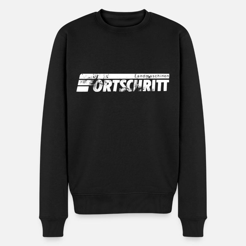 Fortschritt Landmaschinen der DDR - Männer Premium Bio Pullover - Schwarz