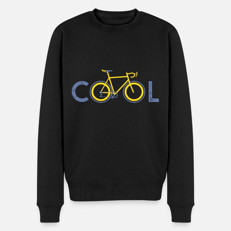 cool vélo cycliste cool vélos velos - Pull Premium bio Homme - noir