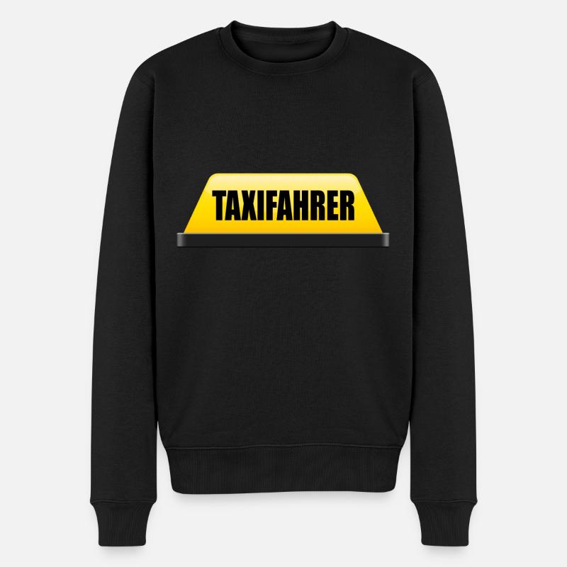 TAXIFAHRER TAXI - Männer Premium Bio Pullover - Schwarz