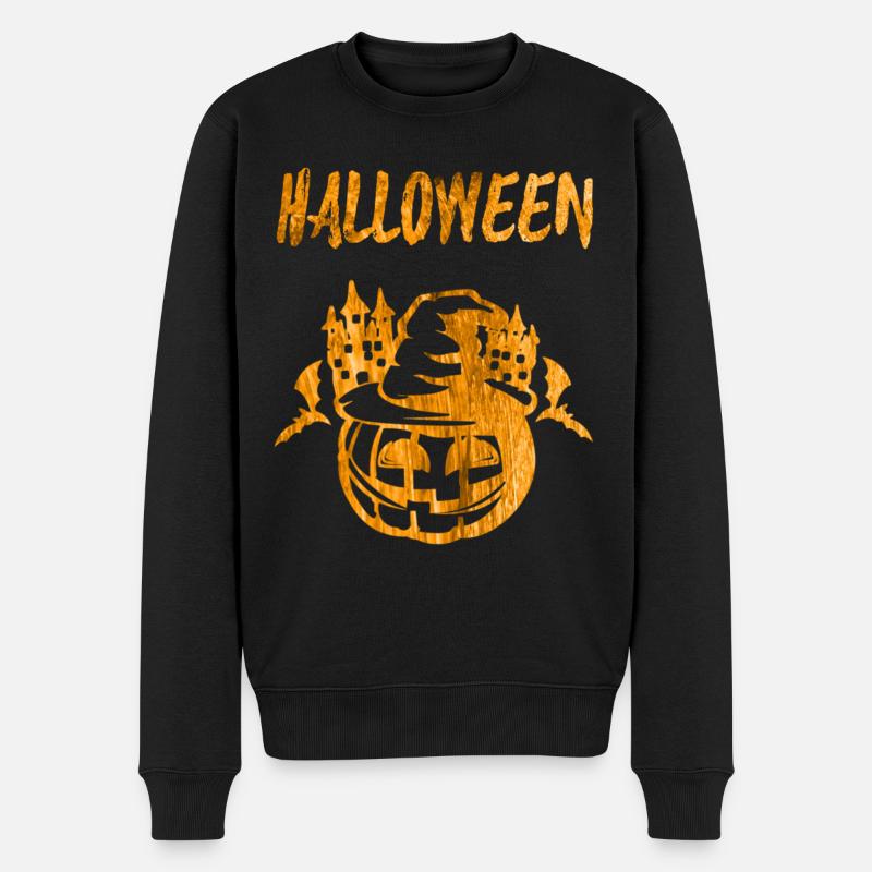 Halloween - Pull Premium bio Homme - noir