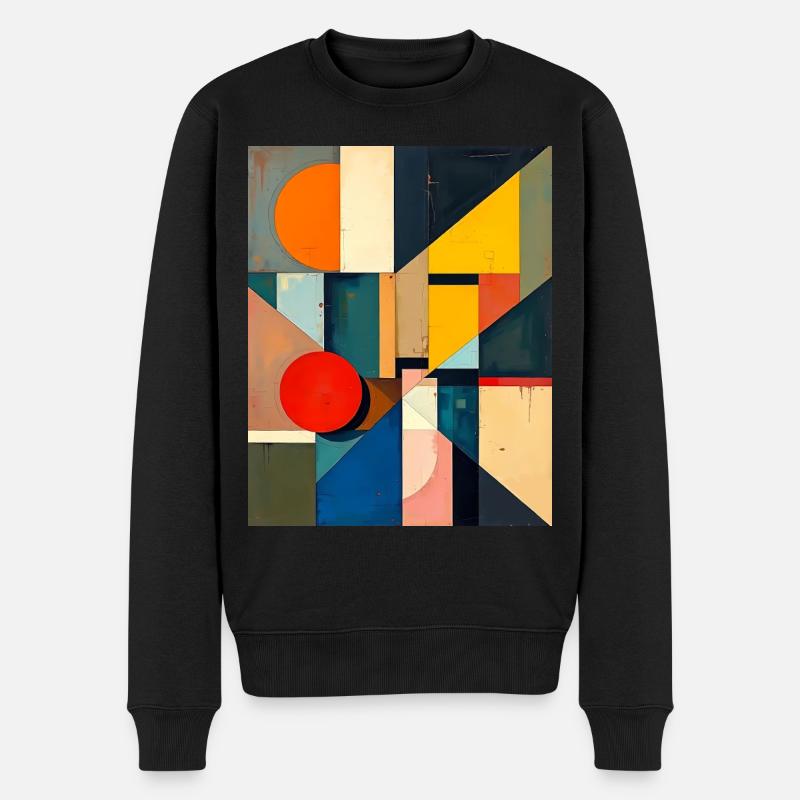 Cubisme - Pull Premium bio Homme - noir