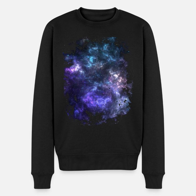 Univers - Männer Premium Bio Pullover - Schwarz