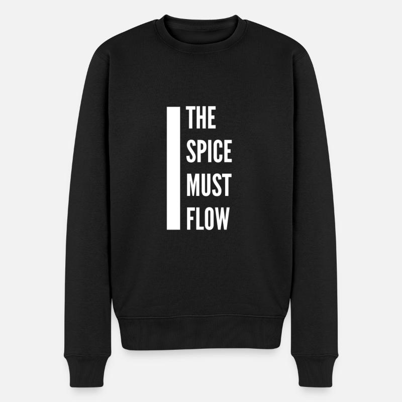 The Spice Must Flow - Männer Premium Bio Pullover - Schwarz