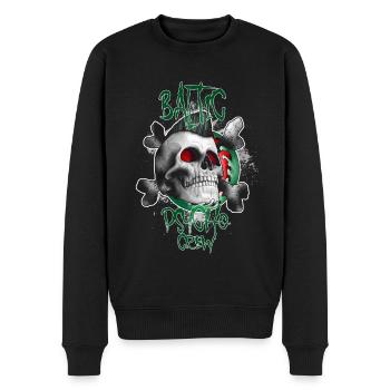 BalticPsychoCrew vert rouge - Pull Premium bio Homme - noir - Devant - Nico (187cm)