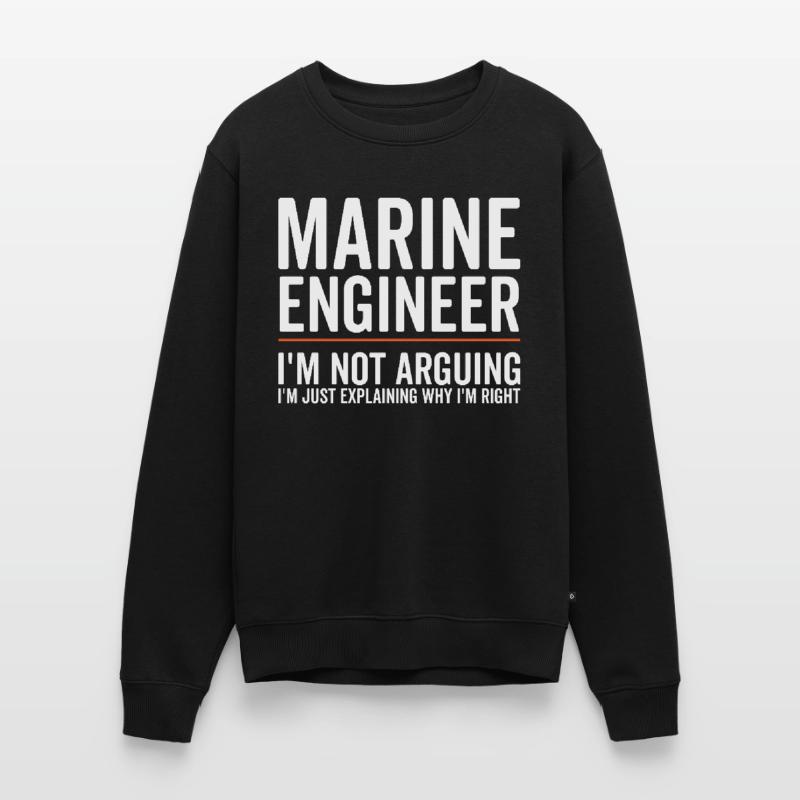 Just Explaining - Marine Engineer Men's Premium Organic Jumper