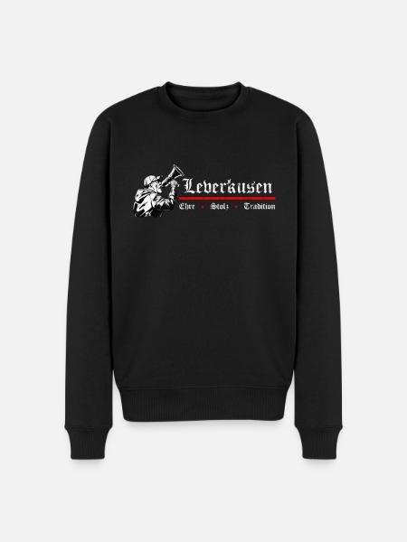 Leverkusen Ehre Stolz Tradition - Männer Premium Bio Pullover - Schwarz