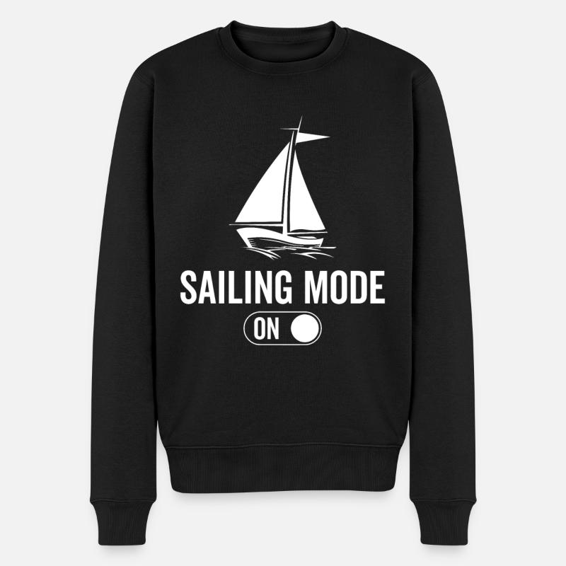 Mode voile activé - Voile voile - Pull Premium bio Homme - noir
