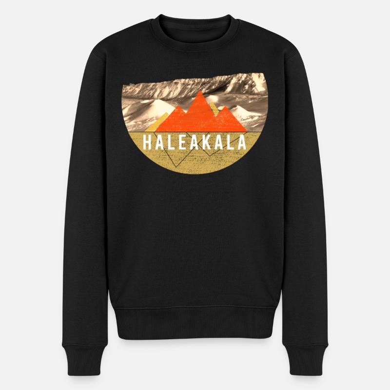 Millésime - Parc national de Haleakala - Pull Premium bio Homme - noir