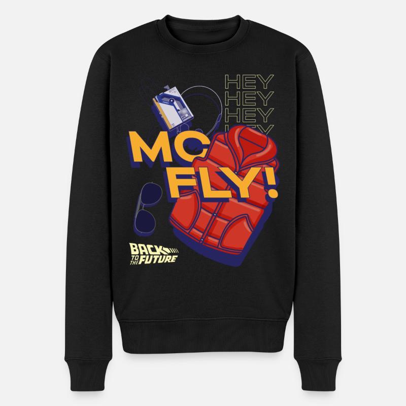 Retour Vers Le Futur Starter Kit McFly! - Pull Premium bio Homme - noir