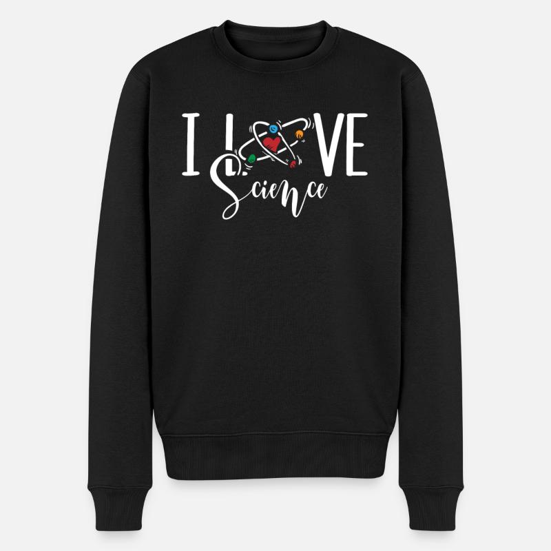 Chimie Science Physique Recherche - Pull Premium bio Homme - noir