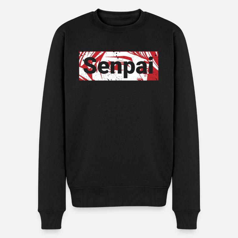 Un fan d’anime présente un cosplay de dessin animé japonais - Pull Premium bio Homme - noir