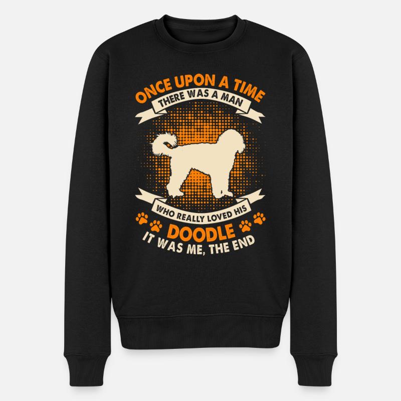 Il était une fois - griffonnages - Pull Premium bio Homme - noir