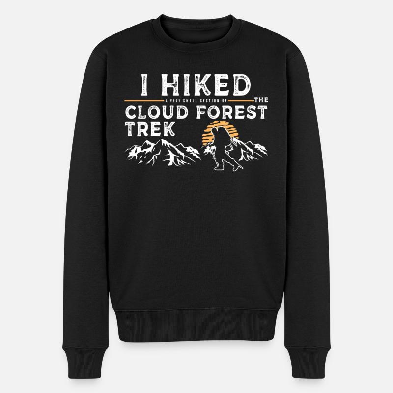 Randonnée - Cloud Forest Trek - Pull Premium bio Homme - noir