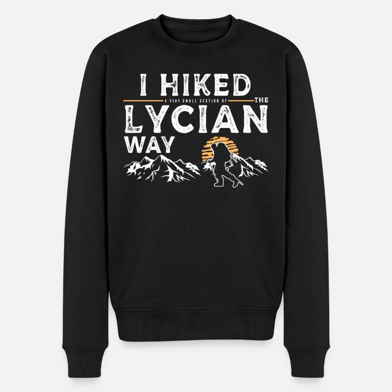 Randonnée - Lycian Way - Pull Premium bio Homme - noir