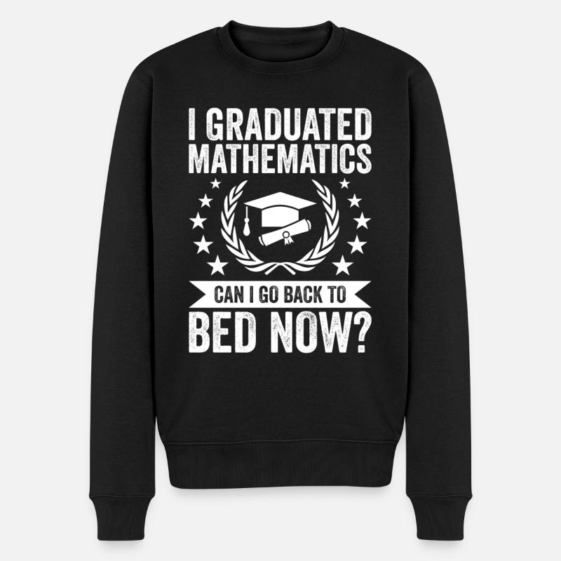 J’ai étudié les mathématiques - Pull Premium bio Homme - noir