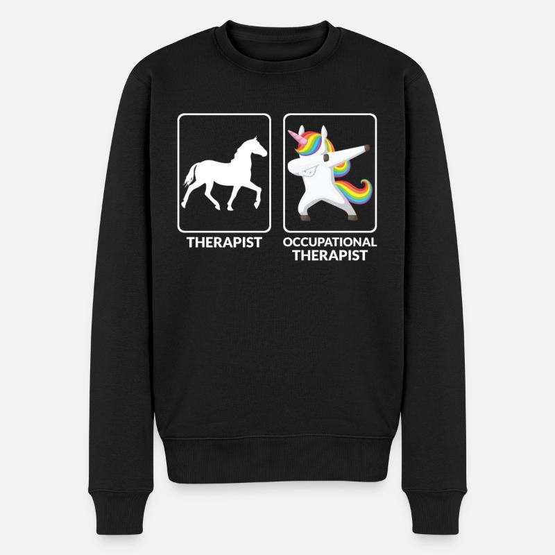 Drôle d’ergothérapeute - Pull Premium bio Homme - noir