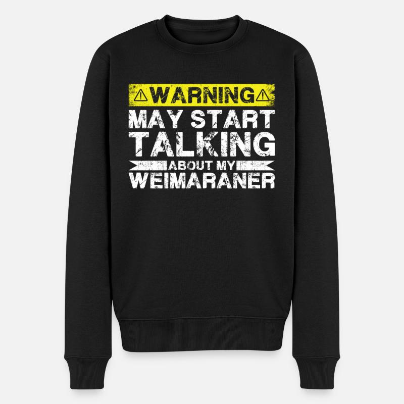 En parlant de Weimaraner - Pull Premium bio Homme - noir