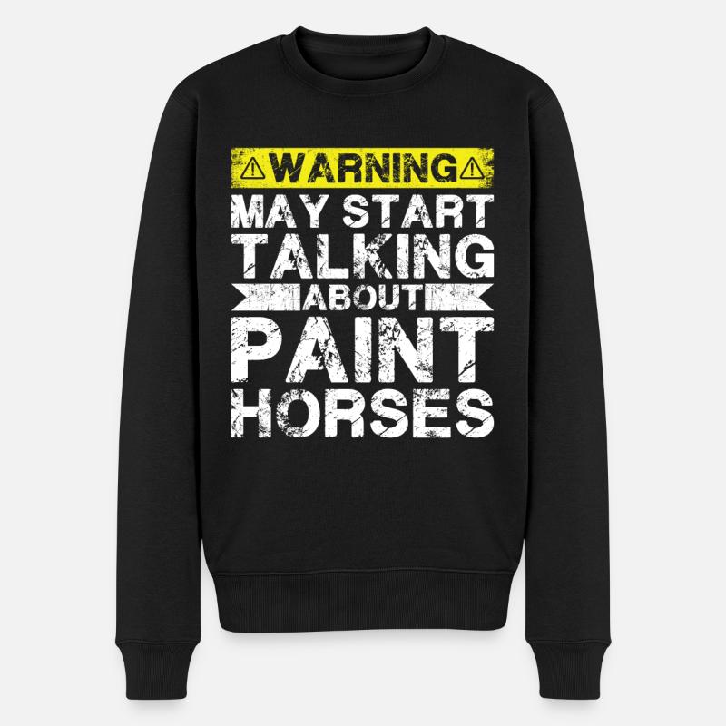 Parlez de Lackpferd - Pull Premium bio Homme - noir