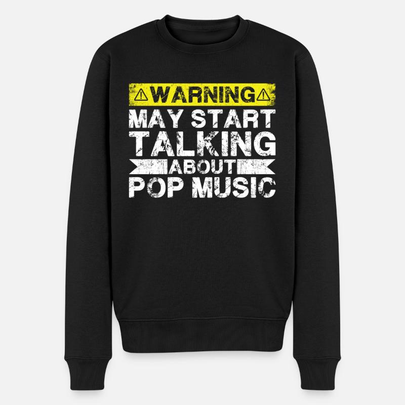 En parlant de musique pop - Pull Premium bio Homme - noir