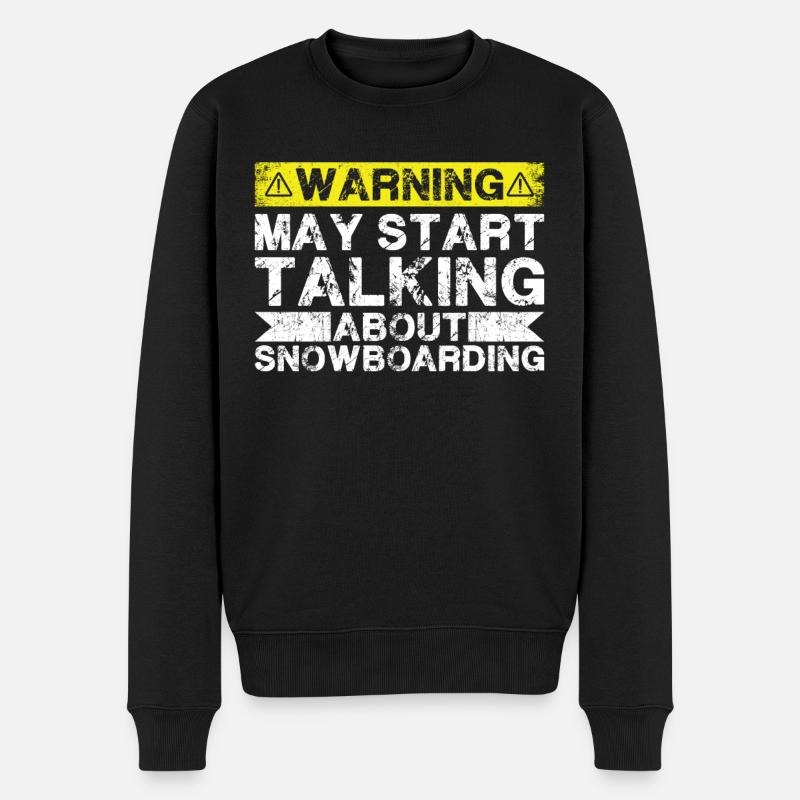 Parlez de ski ski - Pull Premium bio Homme - noir