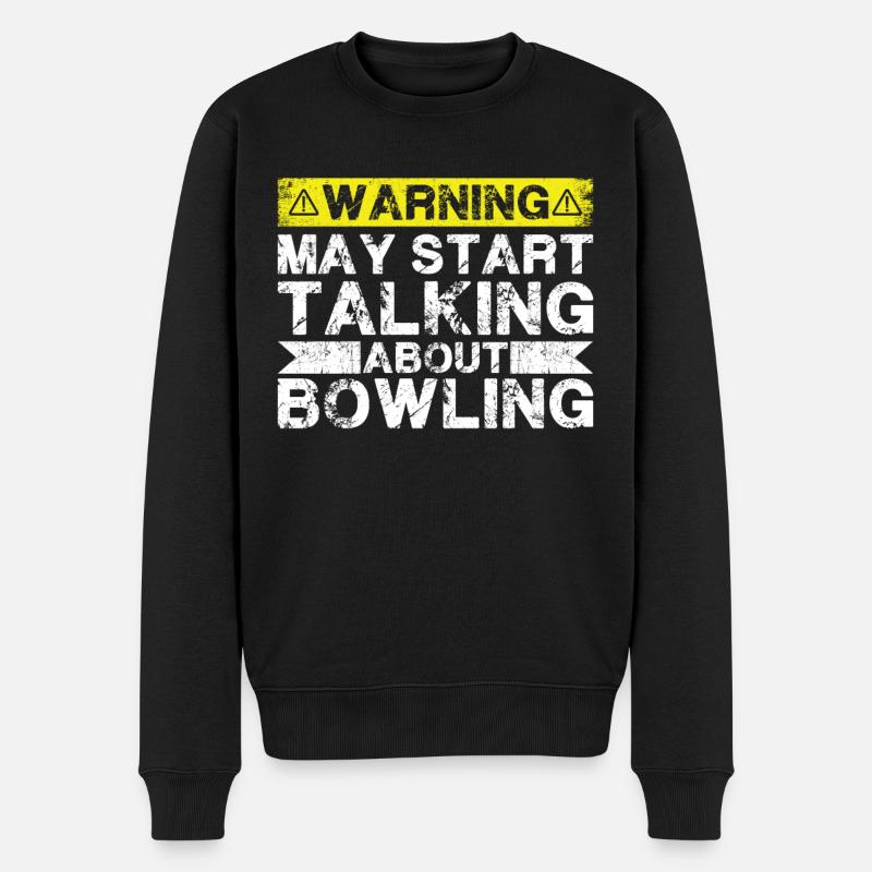En parlant de bowling - Pull Premium bio Homme - noir