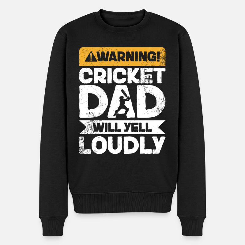 Cri d’avertissement - Cricket Dad - Pull Premium bio Homme - noir