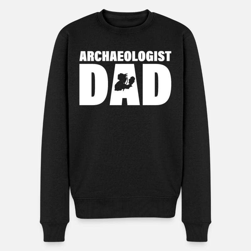 Job - Père de l’archéologue - Pull Premium bio Homme - noir