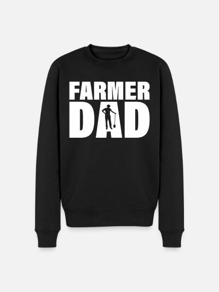 Job - Farmer Dad - Men's Premium Organic Jumper - black