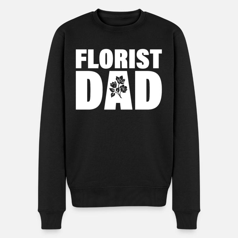 Job - Père fleuriste - Pull Premium bio Homme - noir