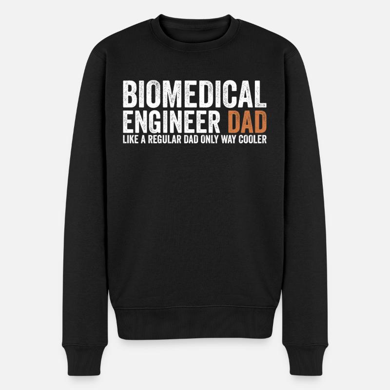 Père - Ingénieur Biomédical - Pull Premium bio Homme - noir