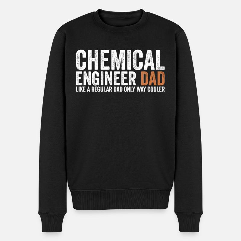 Père - ingénieur chimiste - Pull Premium bio Homme - noir