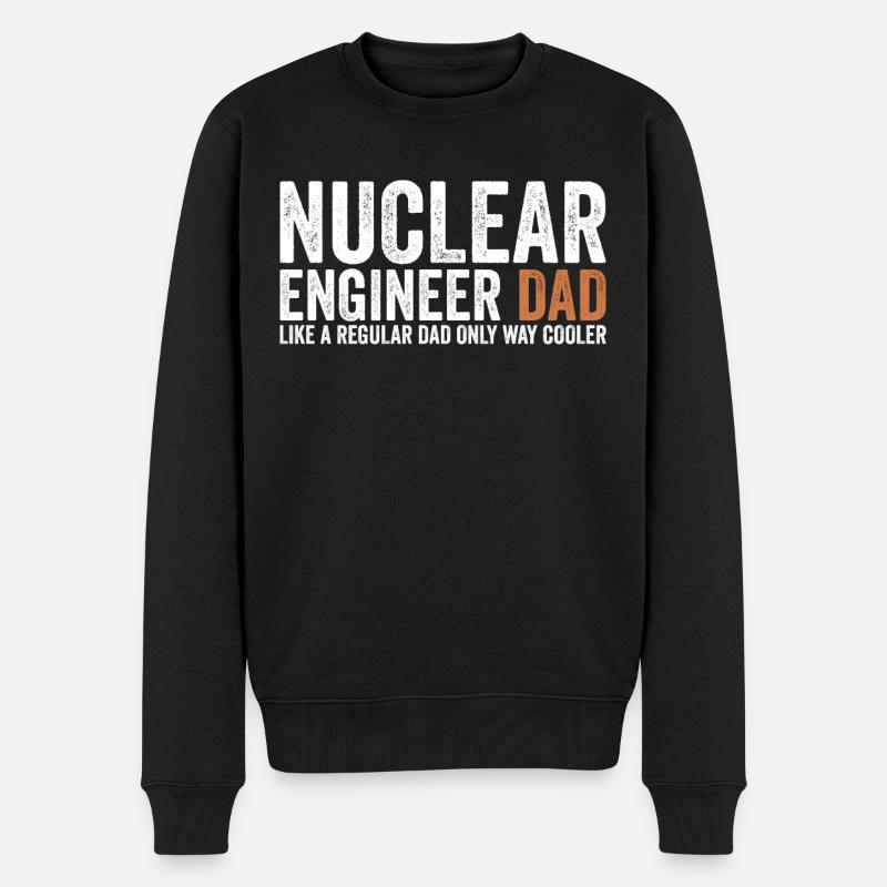 Papa - Ingénieur nucléaire - Pull Premium bio Homme - noir