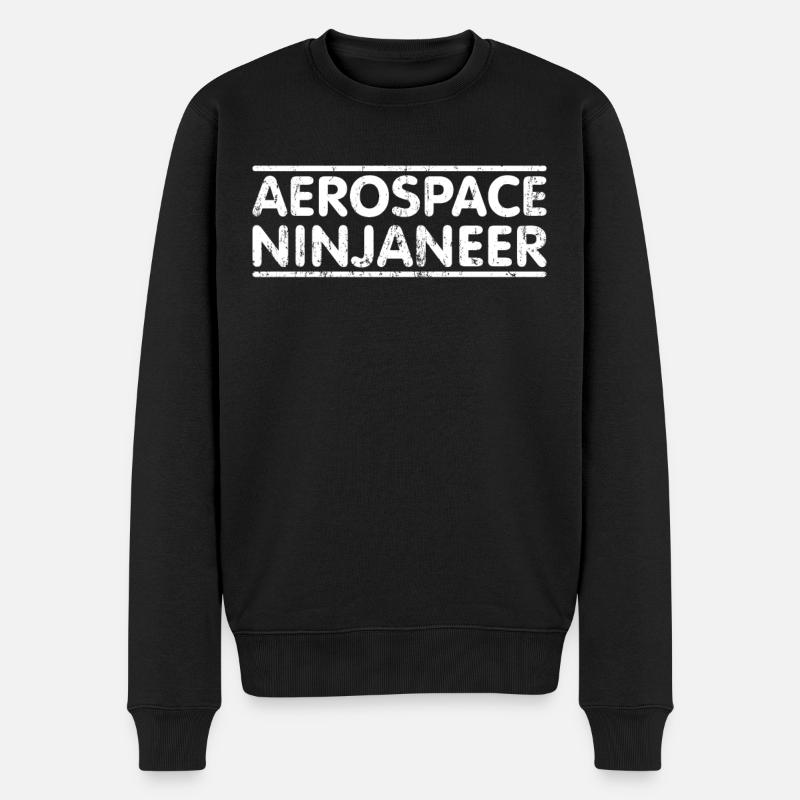 Ninjaneer - Ingénieur aérospatial - Pull Premium bio Homme - noir