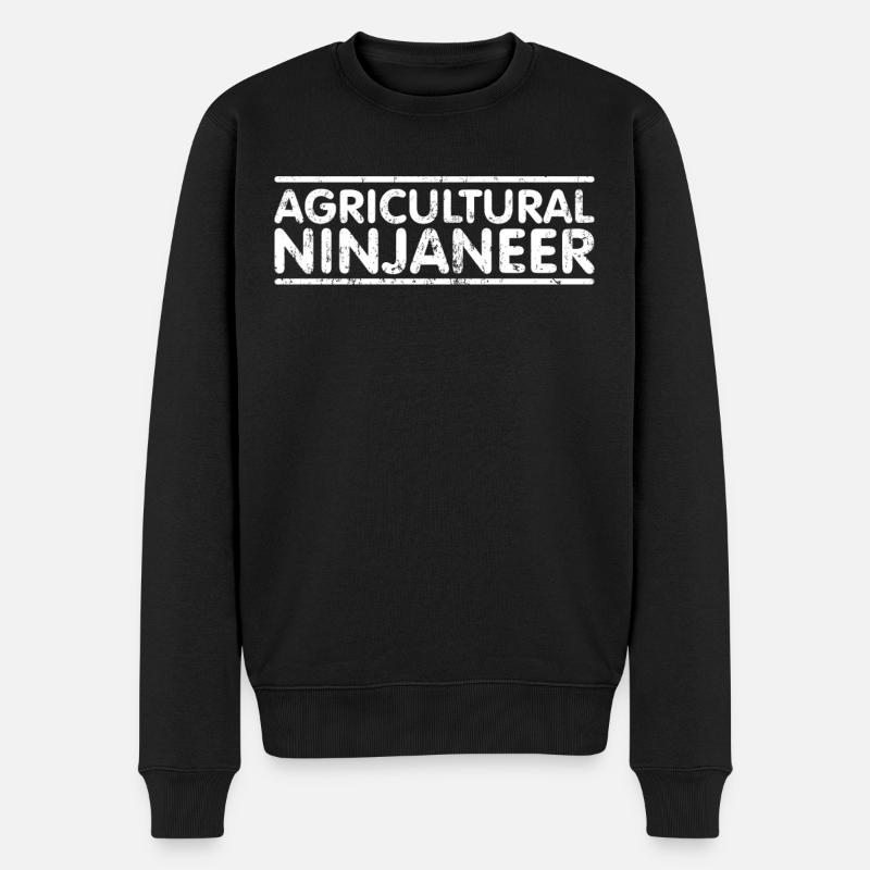 Ninjaneer - Ingénieur agronome - Pull Premium bio Homme - noir