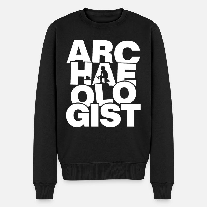 Profession archéologique - archéologue - Pull Premium bio Homme - noir