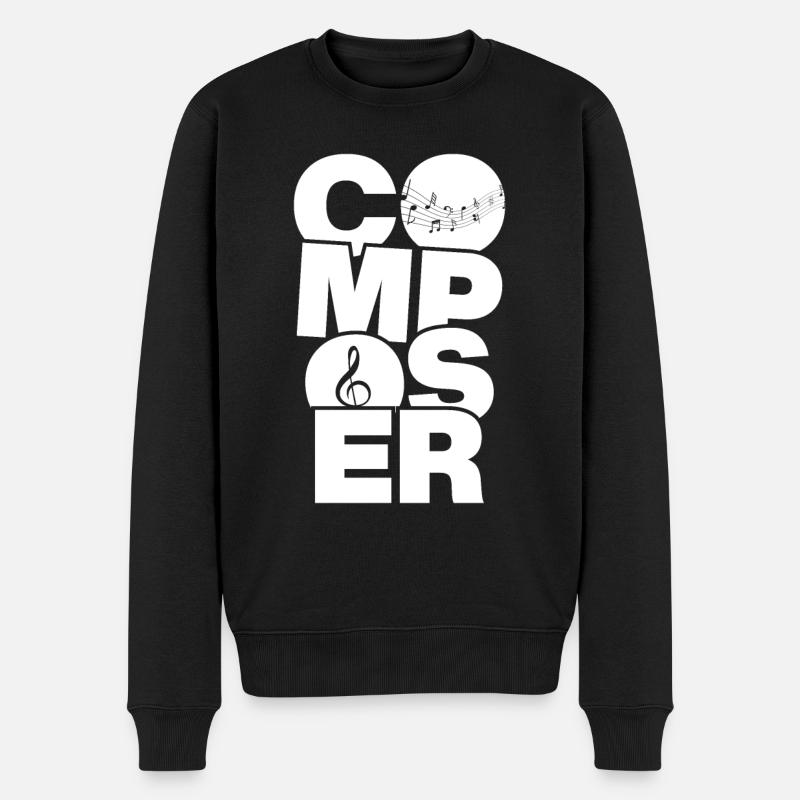 Profession Travail - Compositeur - Pull Premium bio Homme - noir