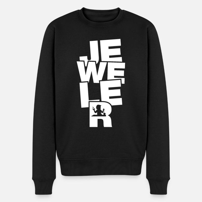 Travail professionnel - Bijoutier - Pull Premium bio Homme - noir