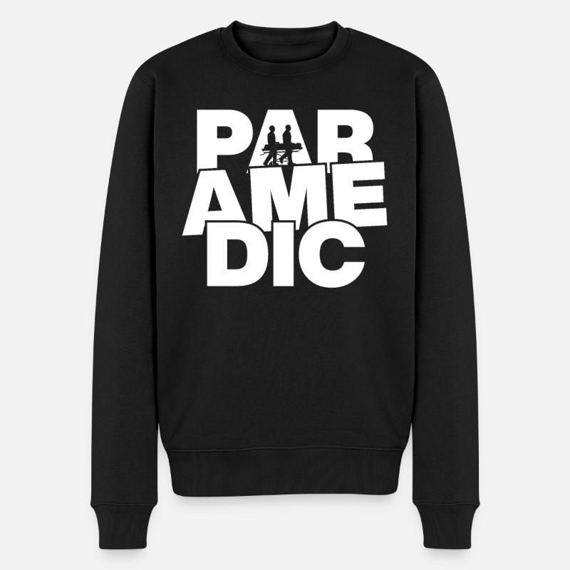 Profession Travail - Paramedic - Pull Premium bio Homme - noir