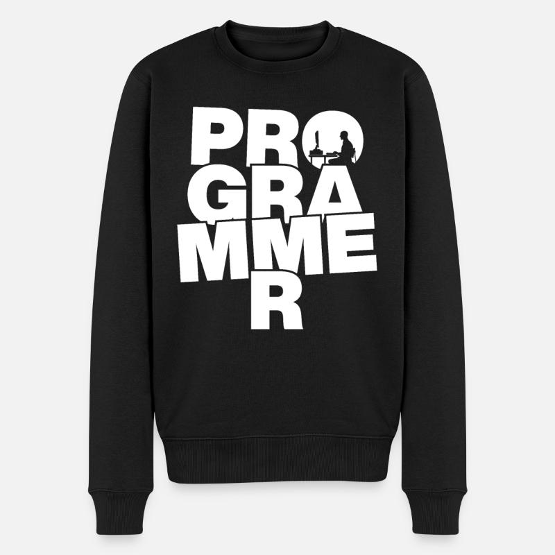 Métier de programmeur - Programmeur - Pull Premium bio Homme - noir