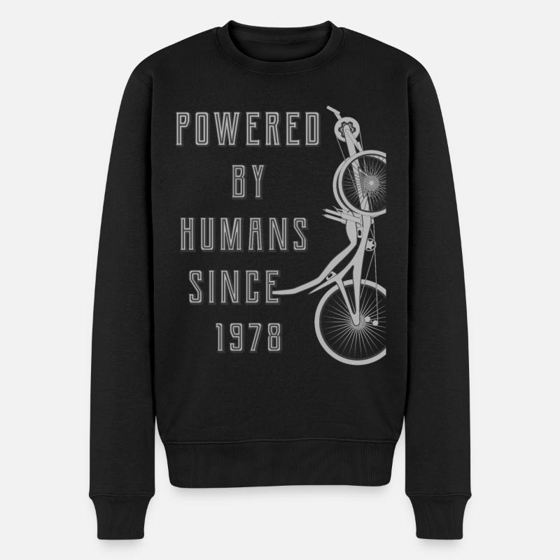 PROPULSÉ PAR L’HUMAIN DEPUIS 1978 - Pull Premium bio Homme - noir