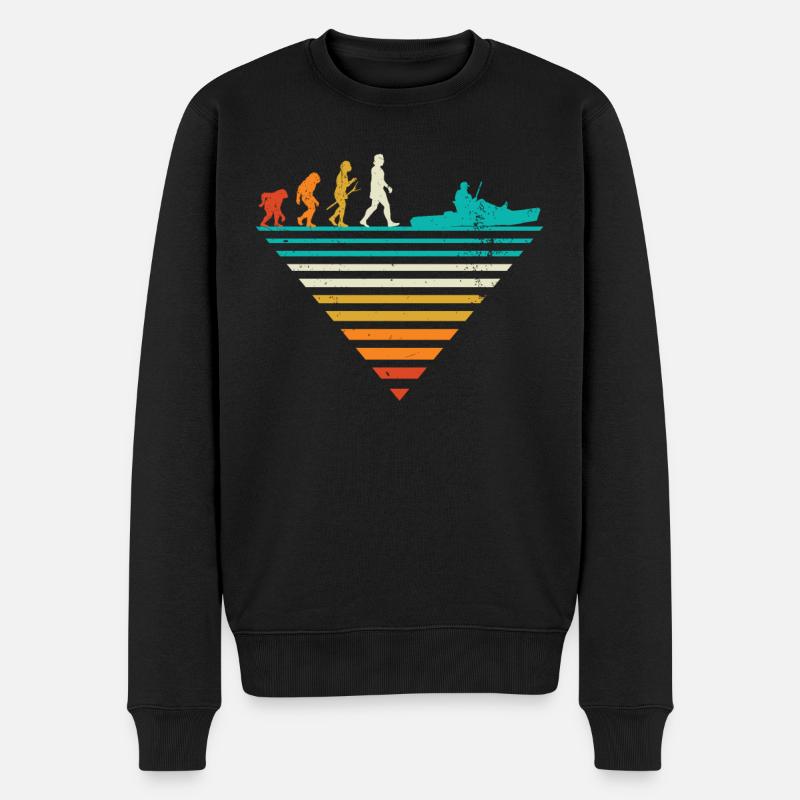 Human Evolution - Bateau d’époque - Pull Premium bio Homme - noir