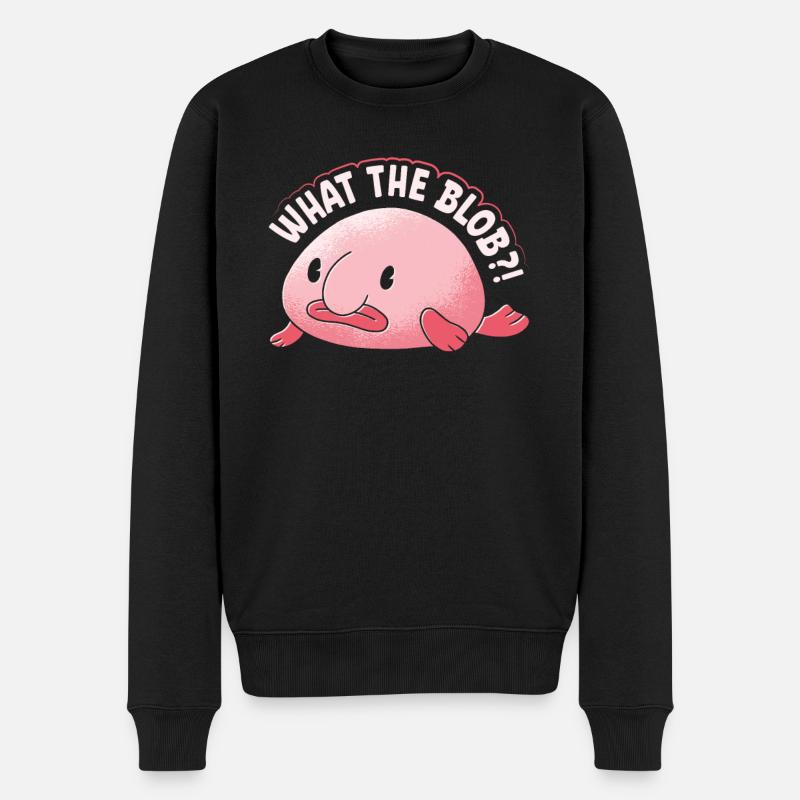 Blobfish What The Blob?! - Pull Premium bio Homme - noir
