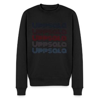 Vintage Sweden Town - Retro Uppsala - Pull Premium bio Homme - noir - Devant - Nico (187cm)