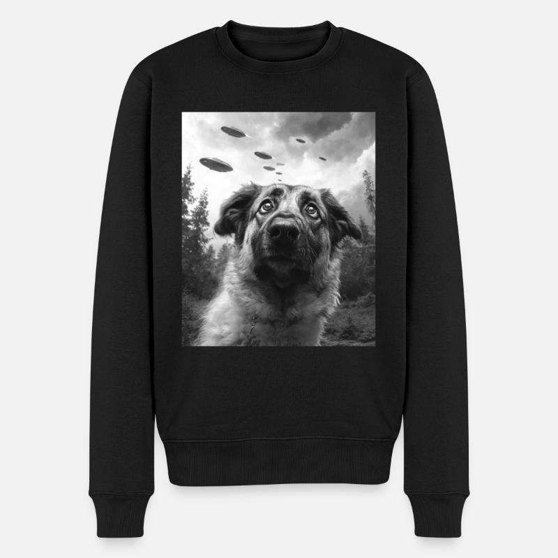 Chien - Berger d’Anatolie extraterrestre OVNI - Pull Premium bio Homme - noir