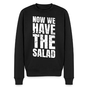 Now We Have The Salad - Men's Premium Organic Jumper - black - Front - Nico (187cm)